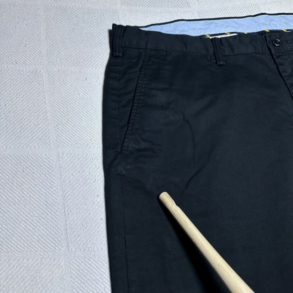 Polo Ralph Lauren Chino Pants Mens 40x30 Stretch Straight Fit Cotton Twill Black